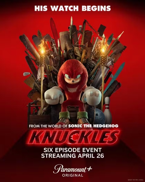 شوخی با تخت آهنین در پوستر جدید سریال Knuckles - برداشت اول